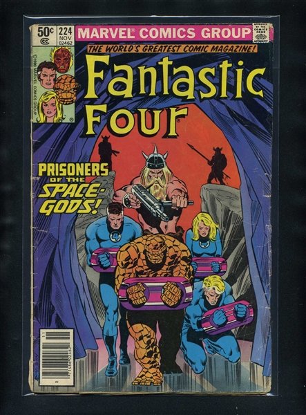 Fantastic Four (V1) #224 G 1980 Marvel Comic Book